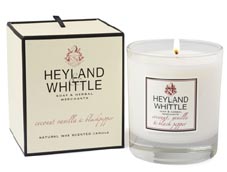 Heyland and Whittle Vanilla and Blackpepper Scented Glass Candle